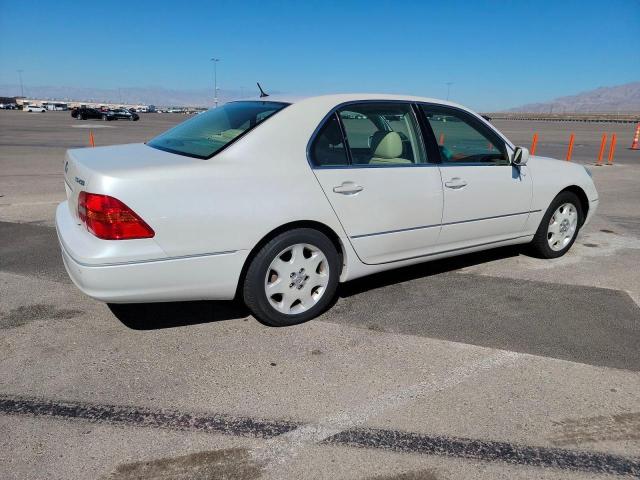 JTHBN30F130105908 - 2003 LEXUS LS 430 WHITE photo 4