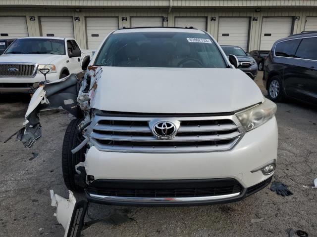 5TDZK3EH6BS026636 - 2011 TOYOTA HIGHLANDER BASE WHITE photo 5