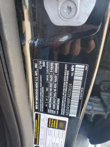 4JGDA5HB8FA523024 - 2015 MERCEDES-BENZ ML 350 4MATIC BLACK photo 13