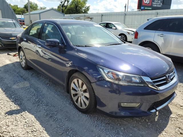 1HGCR3F87DA021995 - 2013 HONDA ACCORD EXL BLUE photo 4