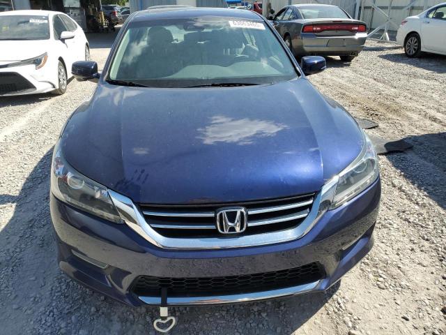 1HGCR3F87DA021995 - 2013 HONDA ACCORD EXL BLUE photo 5