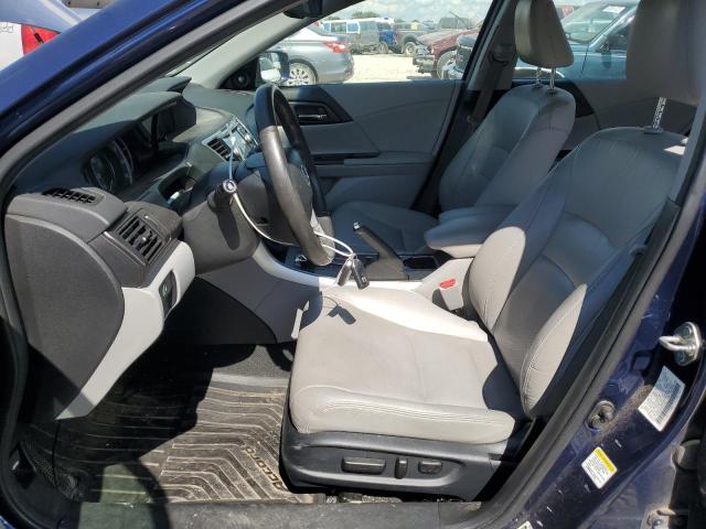 1HGCR3F87DA021995 - 2013 HONDA ACCORD EXL BLUE photo 7