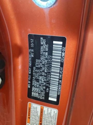 JF1ZNAA13D1711879 - 2013 TOYOTA SCION FR-S ნარინჯისფერი ფოტო 12