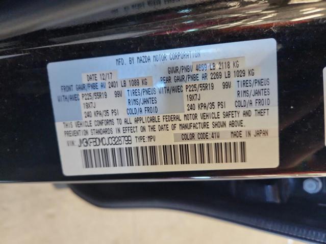 JM3KFBDM0J0328799 - 2018 MAZDA CX-5 GRAND TOURING BLACK photo 13