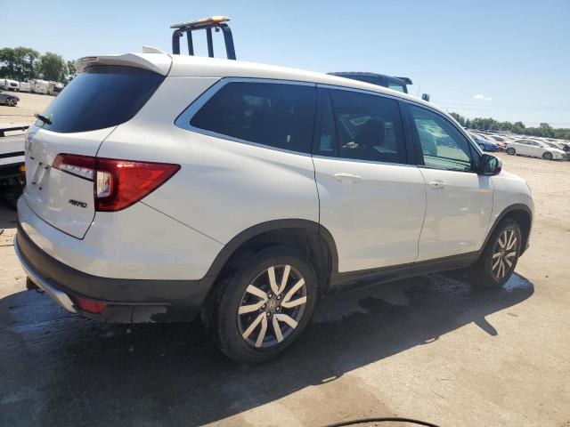 5FNYF6H31KB081310 - 2019 HONDA PILOT EX თეთრი ფოტო 3