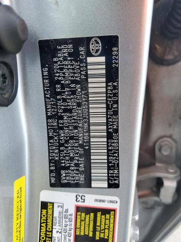 4T1B61HK3JU053171 - 2018 TOYOTA CAMRY XSE GRAY photo 12