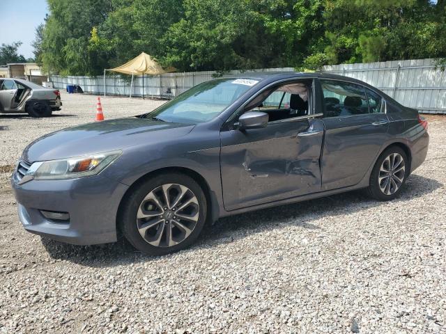 1HGCR2F53EA288231 - 2014 HONDA ACCORD SPORT GRAY photo 1