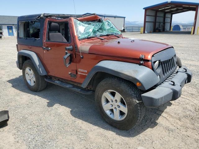 1C4AJWAG2EL277934 - 2014 JEEP WRANGLER SPORT ORANGE photo 4