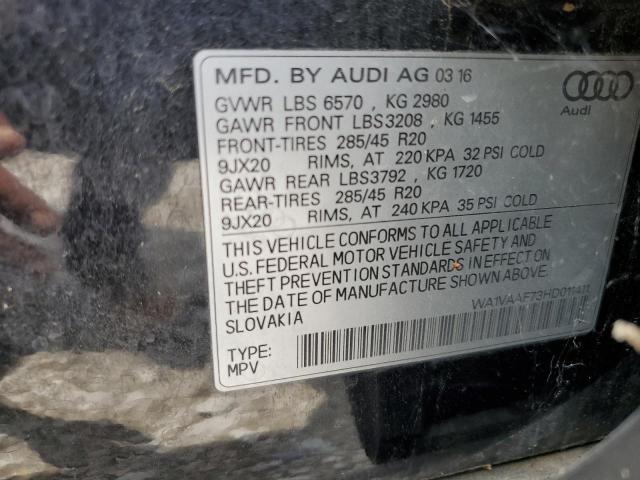 WA1VAAF73HD011411 - 2017 AUDI Q7 PRESTIGE 黑色 照片 14