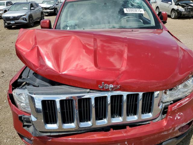 1J4RR4GG2BC570195 - 2011 JEEP GRAND CHER LAREDO أحمر صورة 11