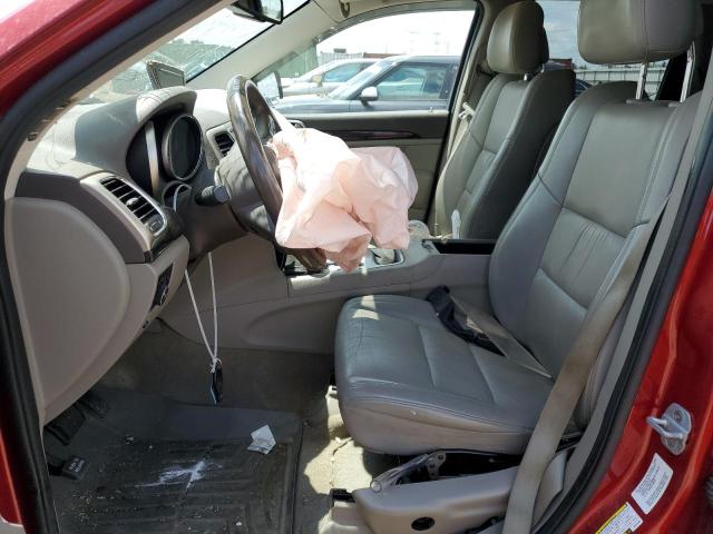 1J4RR4GG2BC570195 - 2011 JEEP GRAND CHER LAREDO أحمر صورة 7