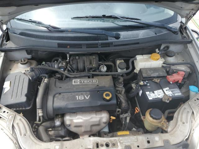 KL1TD56687B183986 - 2007 CHEVROLET AVEO BASE Plata foto 11