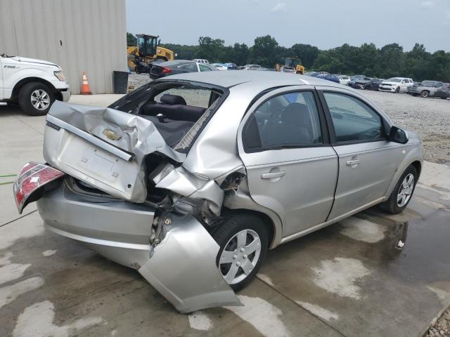 KL1TD56687B183986 - 2007 CHEVROLET AVEO BASE Plata foto 3