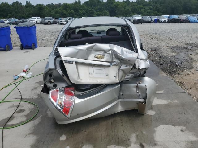 KL1TD56687B183986 - 2007 CHEVROLET AVEO BASE Plata foto 6