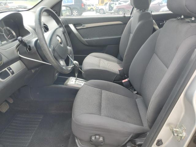 KL1TD56687B183986 - 2007 CHEVROLET AVEO BASE Plata foto 7