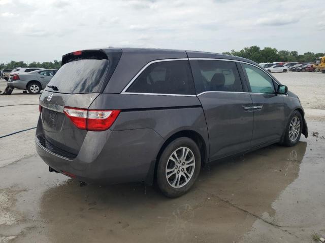 5FNRL5H60DB090035 - 2013 HONDA ODYSSEY EXL ნაცრისფერი ფოტო 3