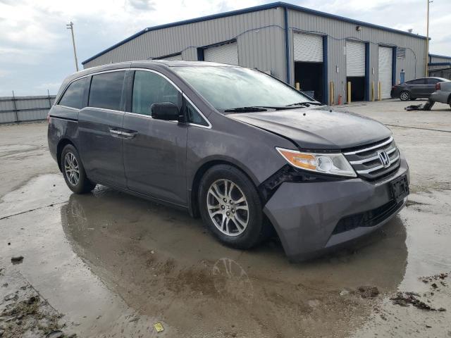5FNRL5H60DB090035 - 2013 HONDA ODYSSEY EXL ნაცრისფერი ფოტო 4