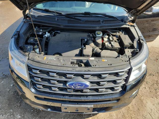 1FM5K8D84HGA64118 - 2017 FORD EXPLORER XLT BLACK photo 12
