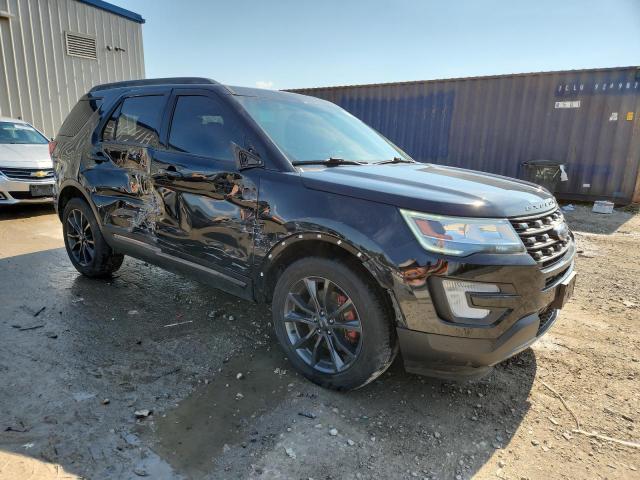 1FM5K8D84HGA64118 - 2017 FORD EXPLORER XLT BLACK photo 4