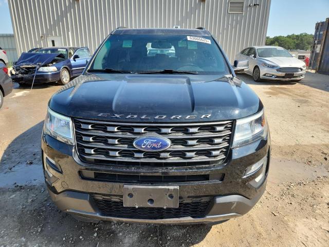 1FM5K8D84HGA64118 - 2017 FORD EXPLORER XLT BLACK photo 5