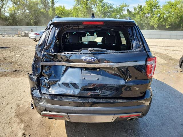 1FM5K8D84HGA64118 - 2017 FORD EXPLORER XLT BLACK photo 6