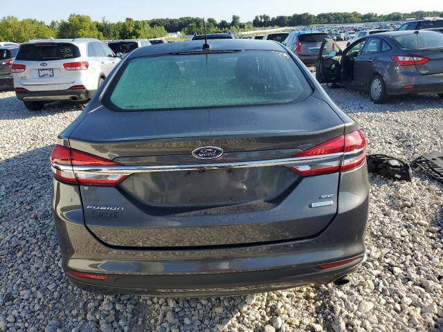 3FA6P0HD9JR166599 - 2018 FORD FUSION SE GRAY photo 6