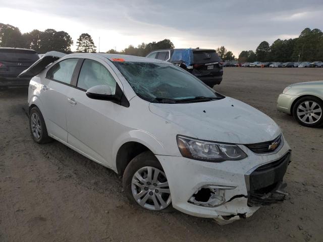 1G1JB5SH6J4123285 - 2018 CHEVROLET SONIC LS WHITE photo 1