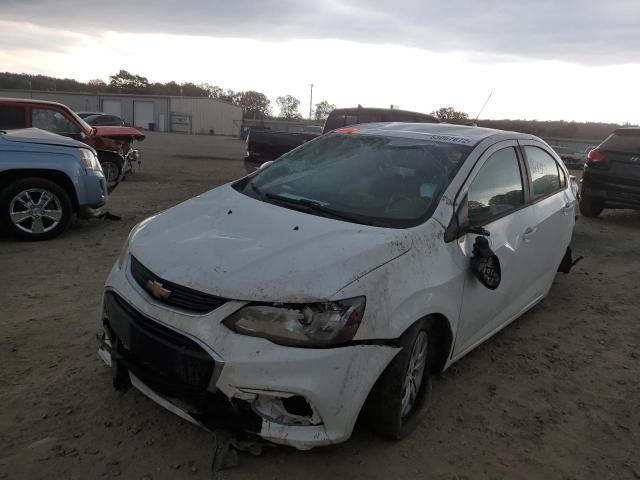 1G1JB5SH6J4123285 - 2018 CHEVROLET SONIC LS WHITE photo 2