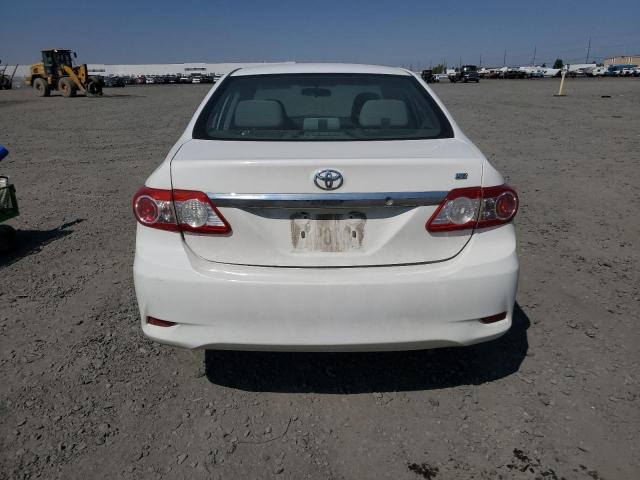 2T1BU4EE2CC833608 - 2012 TOYOTA COROLLA BASE WHITE photo 6