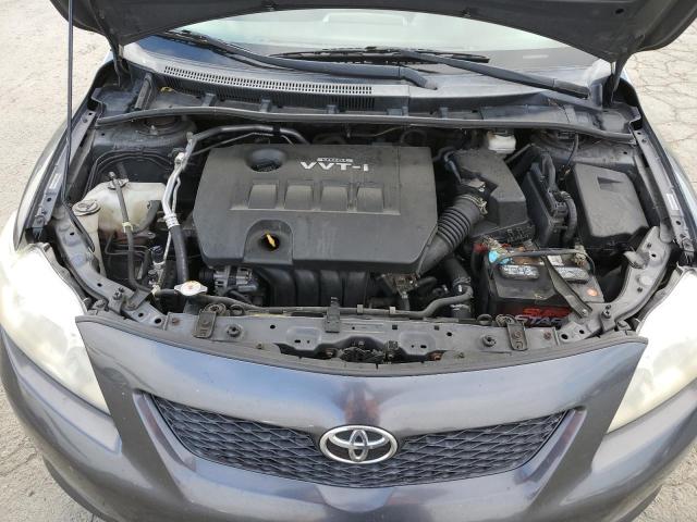 1NXBU40EX9Z095779 - 2009 TOYOTA COROLLA BASE GRAY photo 11