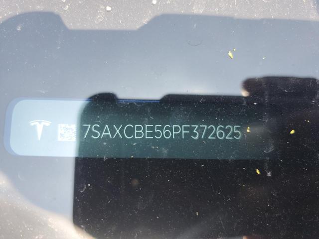 7SAXCBE56PF372625 - 2023 TESLA MODEL X رمادي صورة 12