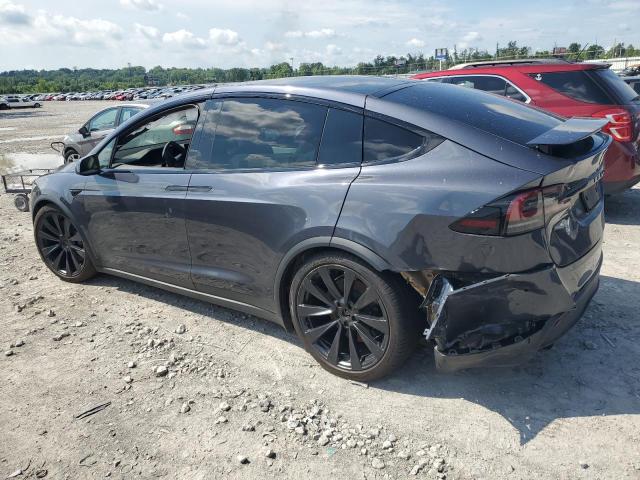 7SAXCBE56PF372625 - 2023 TESLA MODEL X رمادي صورة 2