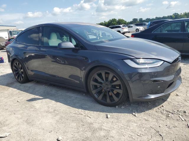 7SAXCBE56PF372625 - 2023 TESLA MODEL X رمادي صورة 4