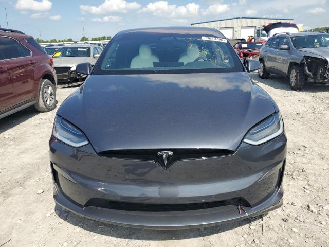 7SAXCBE56PF372625 - 2023 TESLA MODEL X رمادي صورة 5