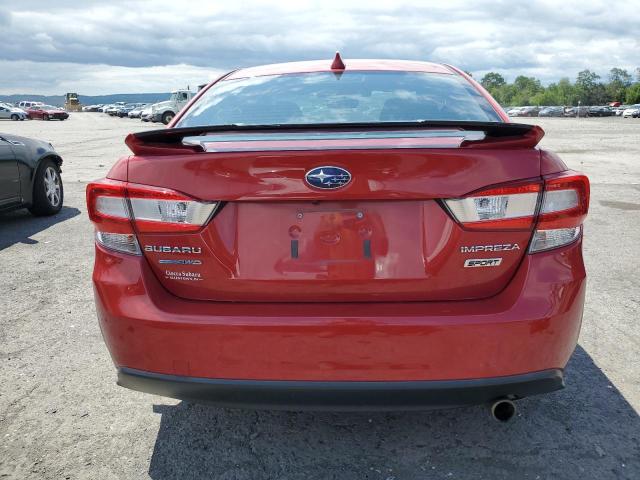 4S3GKAM66L3607536 - 2020 SUBARU IMPREZA SPORT RED photo 6