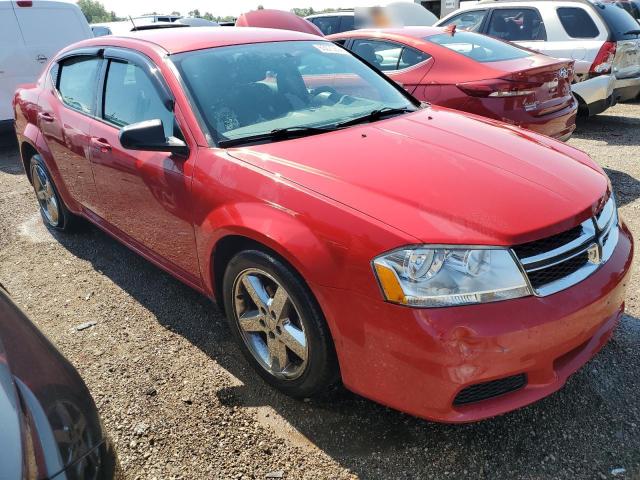 1C3CDZAG3EN129141 - 2014 DODGE AVENGER SE RED photo 4