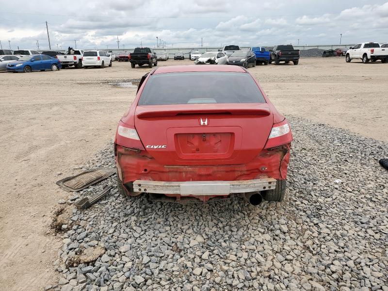 2HGFG129X8H556851 - 2008 HONDA CIVIC EXL RED photo 6