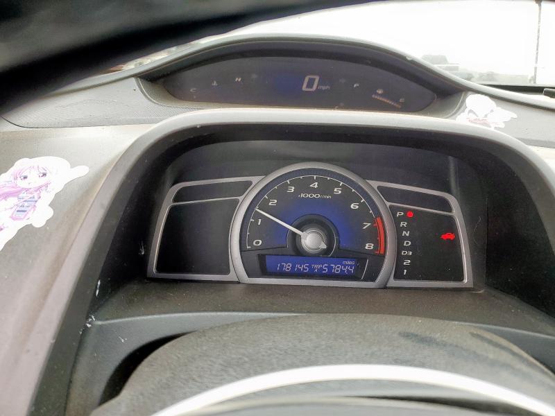 2HGFG129X8H556851 - 2008 HONDA CIVIC EXL RED photo 9