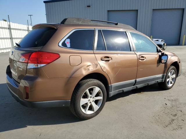 4S4BRBBC1D3286121 - 2013 SUBARU OUTBACK 2.5I PREMIUM BROWN photo 3