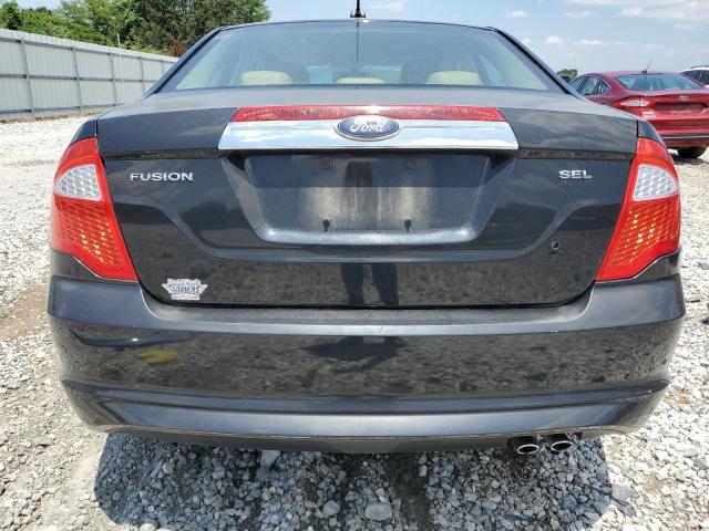 3FAHP0JA5AR388274 - 2010 FORD FUSION SEL BLACK photo 6