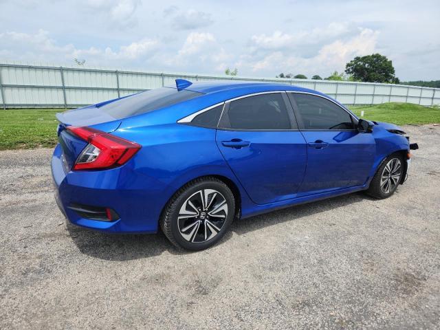 JHMFC1F70JX042249 - 2018 HONDA CIVIC EXL Синий фото 3