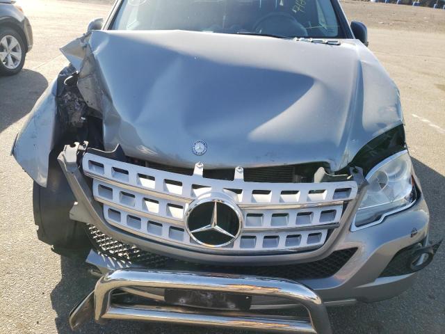4JGBB8GB3BA712987 - 2011 MERCEDES-BENZ ML 350 4MATIC GRAY photo 7