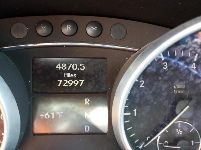 4JGBB8GB3BA712987 - 2011 MERCEDES-BENZ ML 350 4MATIC GRAY photo 8