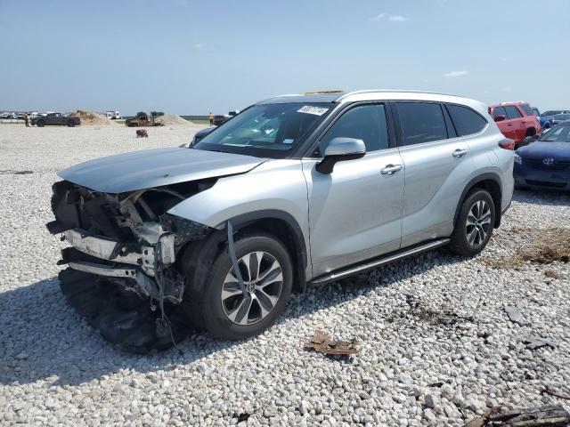 5TDGZRBH3LS519444 - 2020 TOYOTA HIGHLANDER XLE SILVER photo 1