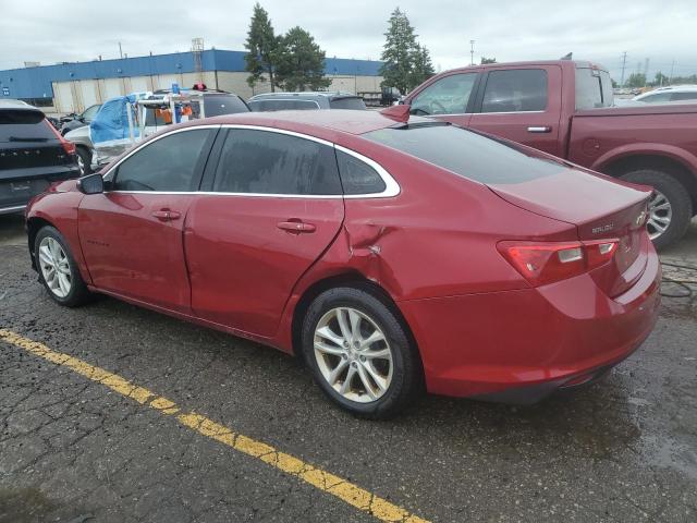 1G1ZD5ST6JF106377 - 2018 CHEVROLET MALIBU LT Қызыл фото 2