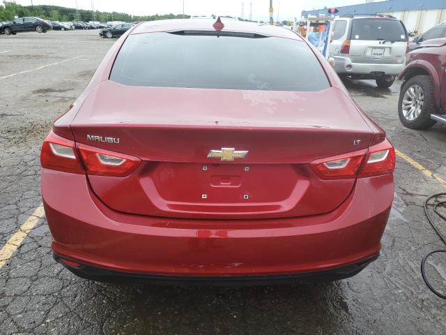 1G1ZD5ST6JF106377 - 2018 CHEVROLET MALIBU LT Қызыл фото 6
