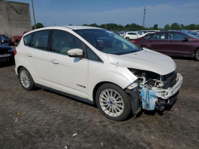 1FADP5BU6DL528520 - 2013 FORD C-MAX SEL WHITE photo 4