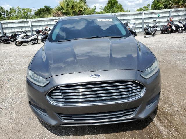 3FA6P0G77FR119235 - 2015 FORD FUSION S GRAY photo 5