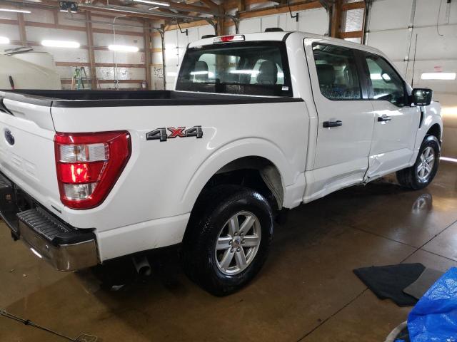 1FTEW1EP5MFD12463 - 2021 FORD F150 SUPERCREW WHITE photo 3