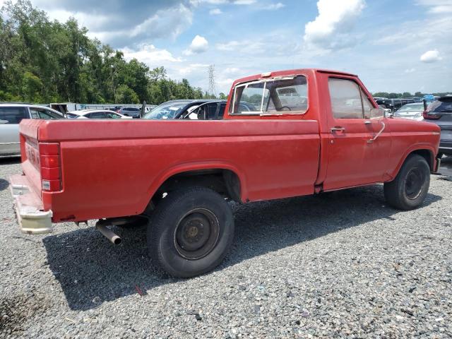 1FTEF25F1ENA60098 - 1984 FORD F250 RED photo 3